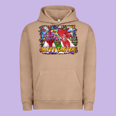 Urban Hoodie Happy Easter Roosters