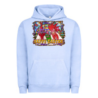 Pigment Grape Ice Happy Easter Roosters Urban Hoodie - RanaPortraitStore