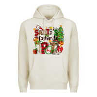 Oatmeal Heather santa's favorite pt Premium Hoodie - Zillion Design Studio
