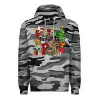 Slate Camo santa's favorite pt Premium Hoodie - Zillion Design Studio