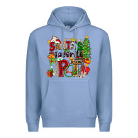 Colony Blue santa's favorite pt Premium Hoodie - Zillion Design Studio