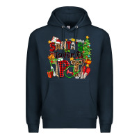 Navy santa's favorite pt Premium Hoodie - Zillion Design Studio