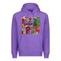 Purple santa's favorite pt Premium Hoodie - Zillion Design Studio