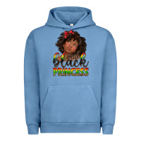 Pigment Pebble Blue little black princess Urban Hoodie - texasbilliewilder