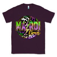 Plum mardi gras lightning Classic Tee - FaDigitalArtStudio