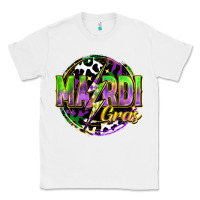 White mardi gras lightning Classic Tee - FaDigitalArtStudio