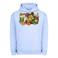 Pigment Grape Ice thanksgiving coffee cups Urban Hoodie - Zillion Design Studio