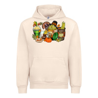 Sandshell thanksgiving coffee cups Urban Hoodie - Zillion Design Studio