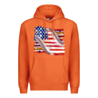 Carrot baseball american flag Premium Hoodie - texasbilliewilder