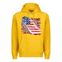 Lemon baseball american flag Premium Hoodie - texasbilliewilder