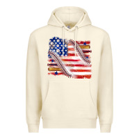 Sandshell baseball american flag Premium Hoodie - texasbilliewilder
