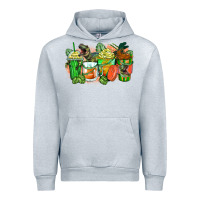 Heather Grey t rex coffee cups Urban Hoodie - Zillion Design Studio