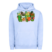 Pigment Grape Ice t rex coffee cups Urban Hoodie - Zillion Design Studio