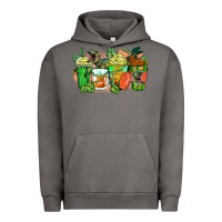 Pigment Tornado t rex coffee cups Urban Hoodie - Zillion Design Studio