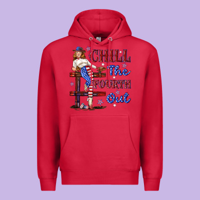 Chill The Fourth Out 4th July Premium Hoodie Designed By Texasbilliewilder