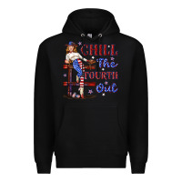 Black chill the fourth out 4th july Premium Hoodie - texasbilliewilder
