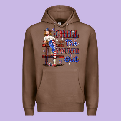 Chill The Fourth Out 4th July Premium Hoodie Designed By Texasbilliewilder