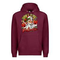 Burgundy dont stop believin Premium Hoodie - Zillion Design Studio