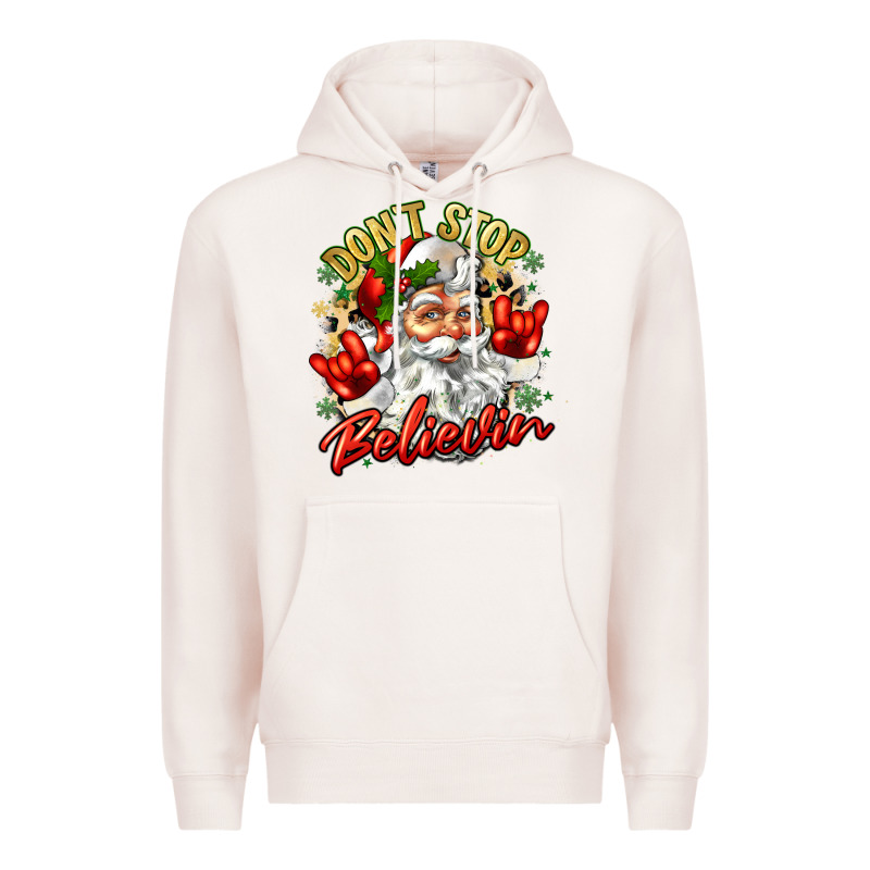 Dont Stop Believin Premium Hoodie by Zillion Design Studio | Teevron