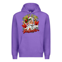 Purple dont stop believin Premium Hoodie - Zillion Design Studio