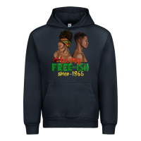 Navy living free ish since 1865 with afro black woman a Urban Hoodie - texasbilliewilder