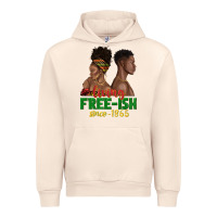 Sandshell living free ish since 1865 with afro black woman a Urban Hoodie - texasbilliewilder