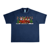 Navy Christmas Gnome Truck Urban Heavy Tee - Artiststas