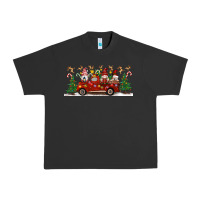 Pigment Black Christmas Gnome Truck Urban Heavy Tee - Artiststas