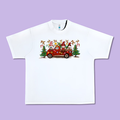 Christmas Gnome Truck Urban Heavy Tee Designed By Artiststas