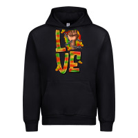 Black love juneteenth with fist Urban Hoodie - texasbilliewilder