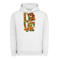 Pigment Lunar Rock love juneteenth with fist Urban Hoodie - texasbilliewilder