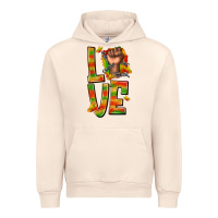 Sandshell love juneteenth with fist Urban Hoodie - texasbilliewilder