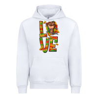White love juneteenth with fist Urban Hoodie - texasbilliewilder