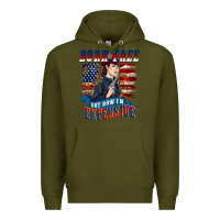 Army Green born free but now im expensive Premium Hoodie - texasbilliewilder