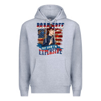 Heather Grey born free but now im expensive Premium Hoodie - texasbilliewilder