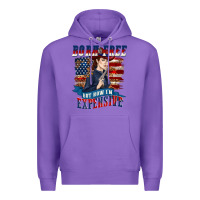 Purple born free but now im expensive Premium Hoodie - texasbilliewilder