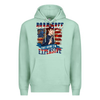 Seafoam born free but now im expensive Premium Hoodie - texasbilliewilder