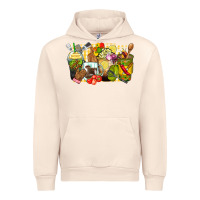 Sandshell lunch lady coffee cups Urban Hoodie - Zillion Design Studio
