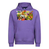 Tulip lunch lady coffee cups Urban Hoodie - Zillion Design Studio