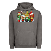 Pigment Tornado Christmas tractor coffee cups Urban Hoodie - Zillion Design Studio