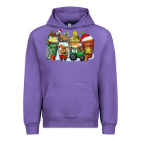 Tulip Christmas tractor coffee cups Urban Hoodie - Zillion Design Studio
