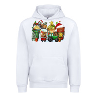 White Christmas tractor coffee cups Urban Hoodie - Zillion Design Studio