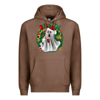 Chestnut ghost dead inside but it’s christmas boojee Premium Hoodie - Zillion Design Studio
