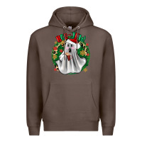 Coffee ghost dead inside but it’s christmas boojee Premium Hoodie - Zillion Design Studio