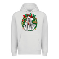 Dove Grey ghost dead inside but it’s christmas boojee Premium Hoodie - Zillion Design Studio