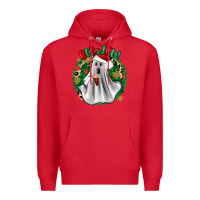 Red ghost dead inside but it’s christmas boojee Premium Hoodie - Zillion Design Studio