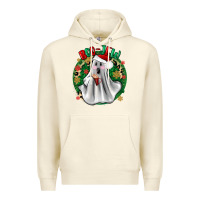 Sandshell ghost dead inside but it’s christmas boojee Premium Hoodie - Zillion Design Studio