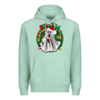 Seafoam ghost dead inside but it’s christmas boojee Premium Hoodie - Zillion Design Studio