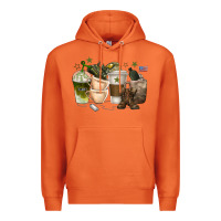 Carrot coffee cups army Premium Hoodie - texasbilliewilder