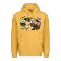 Mustard coffee cups army Premium Hoodie - texasbilliewilder